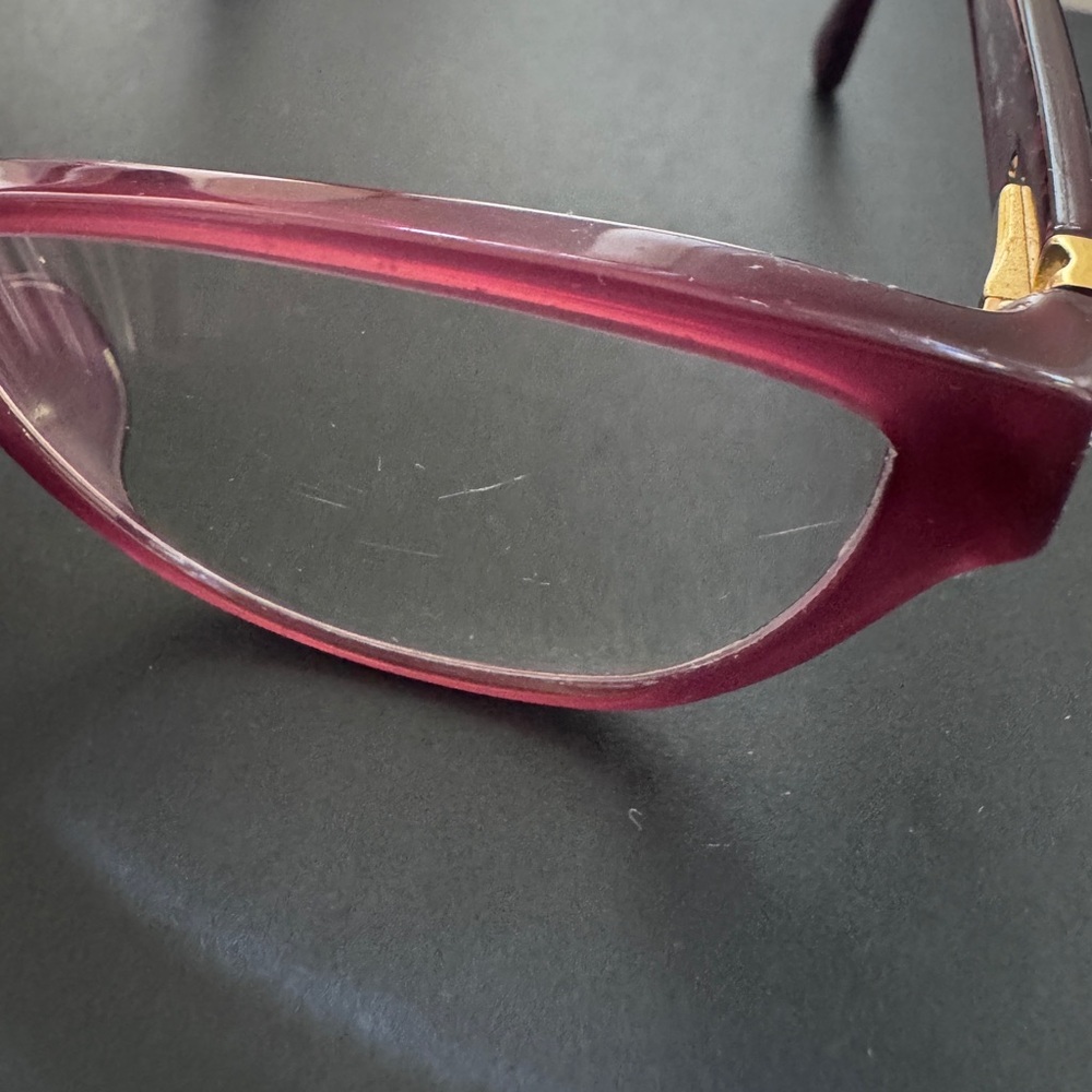 Coach Black Cherry Designer Glasses - Picture 7 of 16